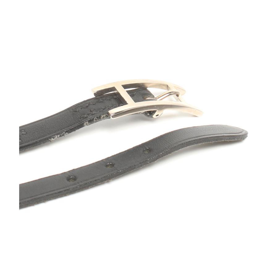 エルメス ブレスレット アピ3 レザー シルバー金具 □E刻印 ユニ