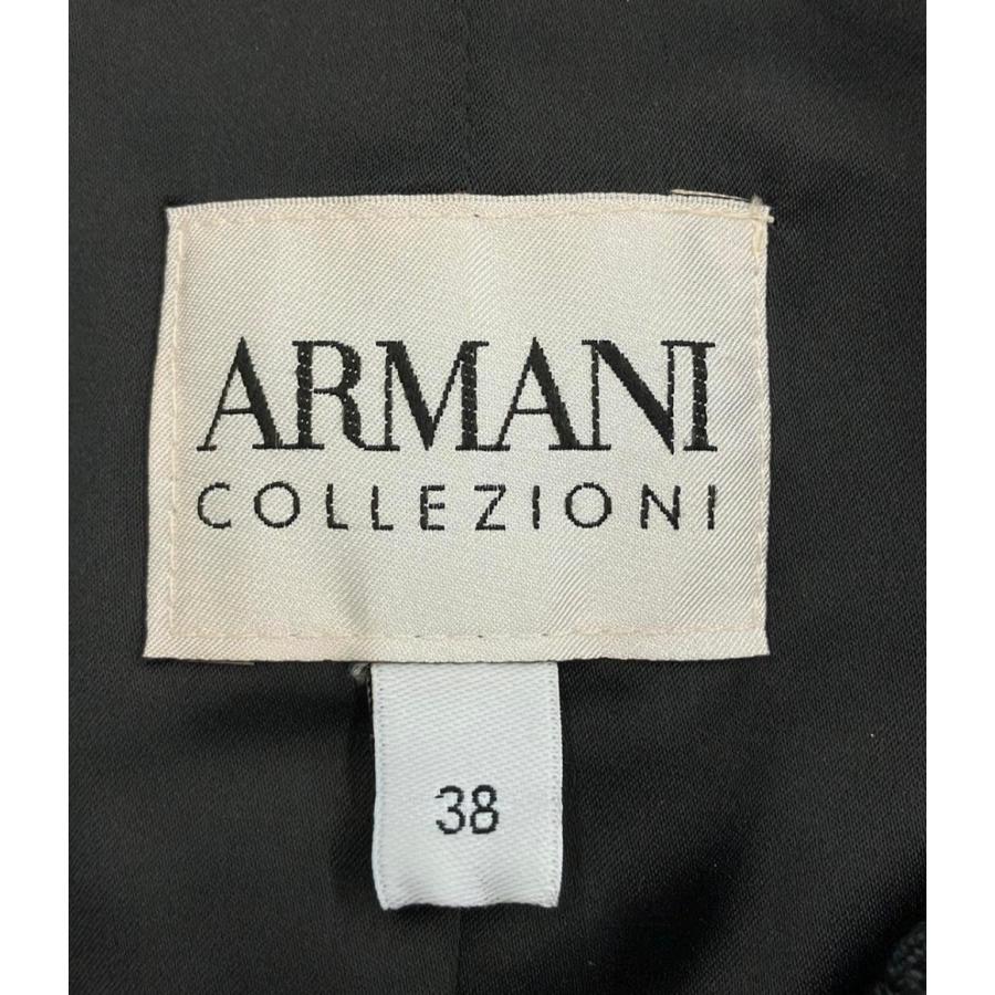 アルマーニコレッツォーニ ノーカラージャケット レディース SIZE 38