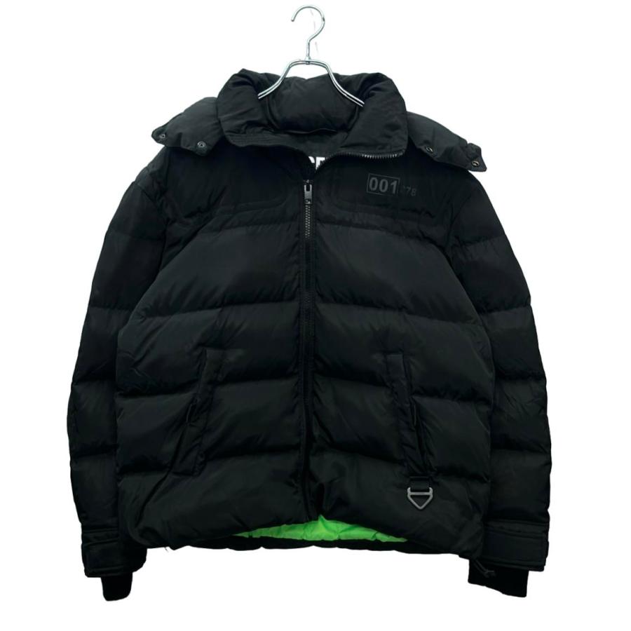 ブラックダウンジャケット ディーゼルDIESEL 黒　ブラック　ロゴ付き DIESEL®】メンズ ジャケット｜ディーゼル公式オンラインストア