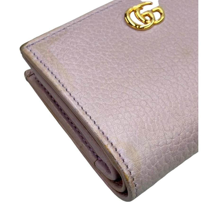セール中！美品 GUCCI 二つ折り財布 GGマーモント キルティング 箱タグ有 美品✨GUCCI 二つ折り財布 ggマーモント キルティング レディース