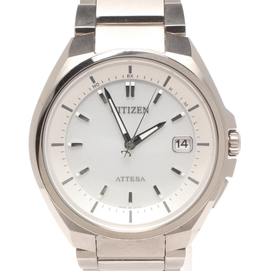 【美品】CITIZENアテッサATTESA電波ソーラーH110-T016308 美品 シチズン 腕時計 電波ソーラー アテッサ ATTESA ソーラー