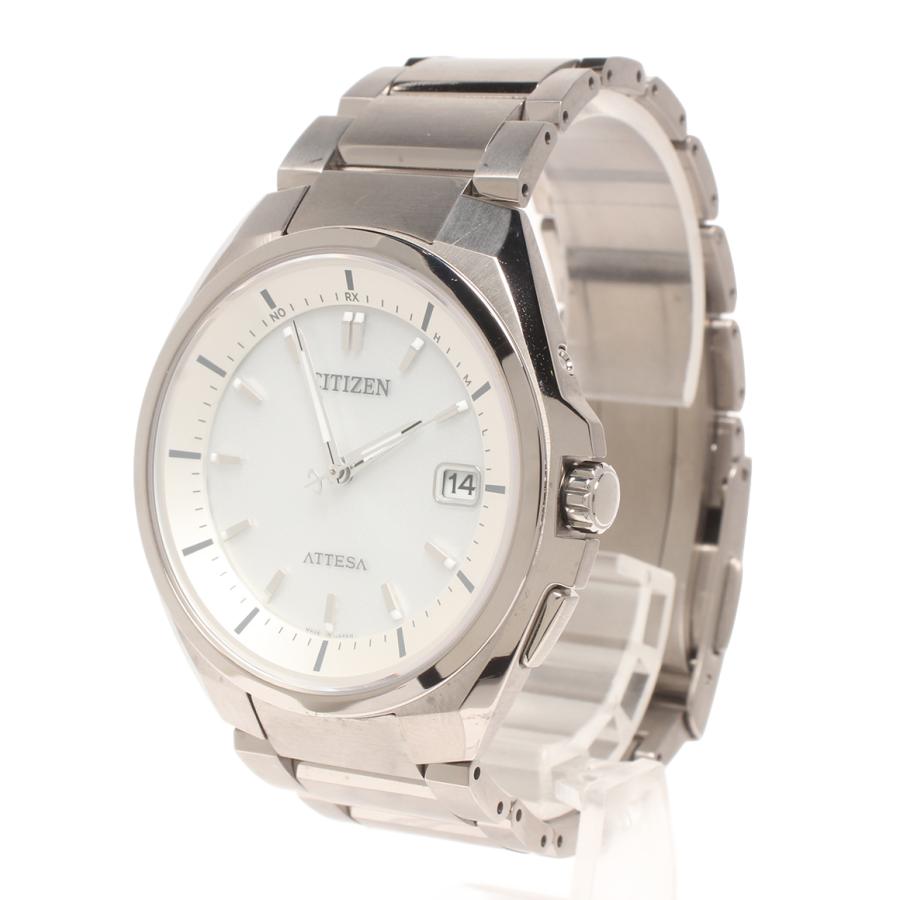 【美品】CITIZENアテッサATTESA電波ソーラーH110-T016308 美品 シチズン 腕時計 電波ソーラー アテッサ ATTESA ソーラー