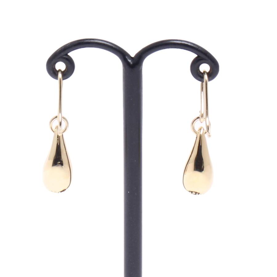 美品 ティファニー ピアス ティアドロップ 18KT レディース