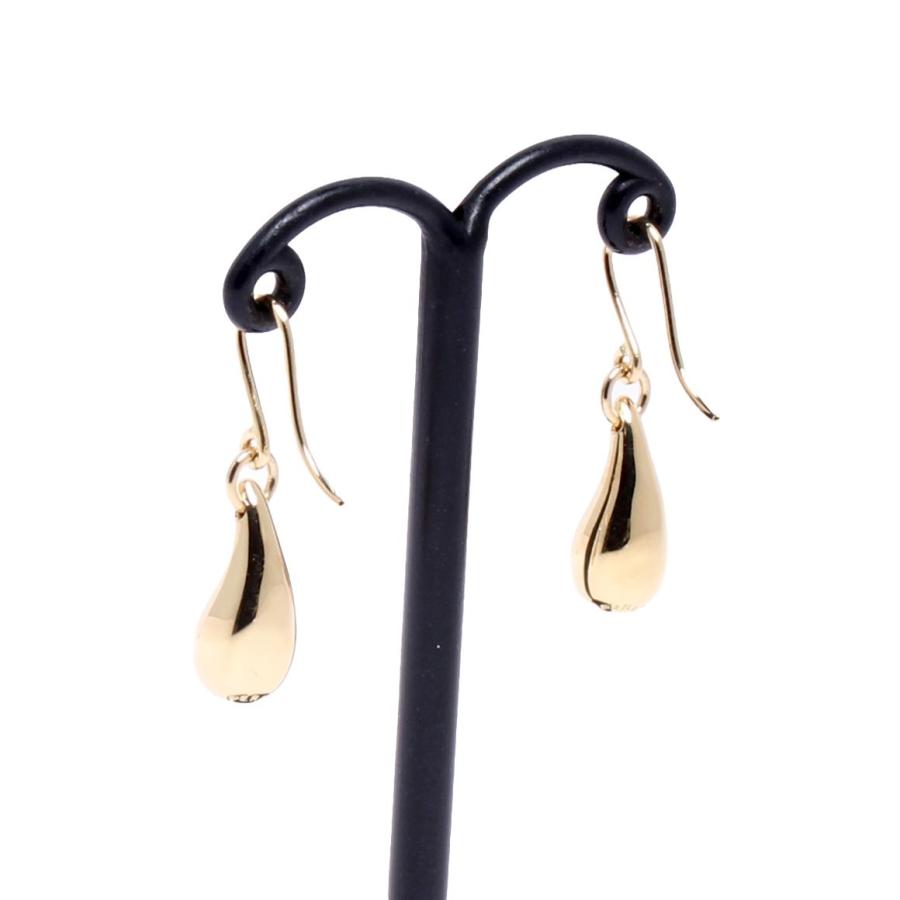 美品 ティファニー ピアス ティアドロップ 18KT レディース