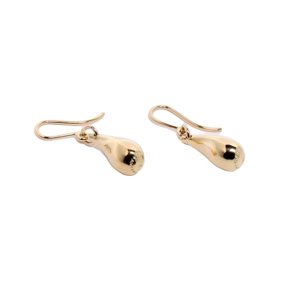 美品 ティファニー ピアス ティアドロップ 18KT レディース