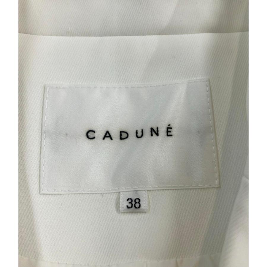 美品 カデュネ cadune ノースリーブジャケット ベスト レディース 38 美品 カデュネ ノースリーブジャケット ベスト レディース SIZE 38 (S