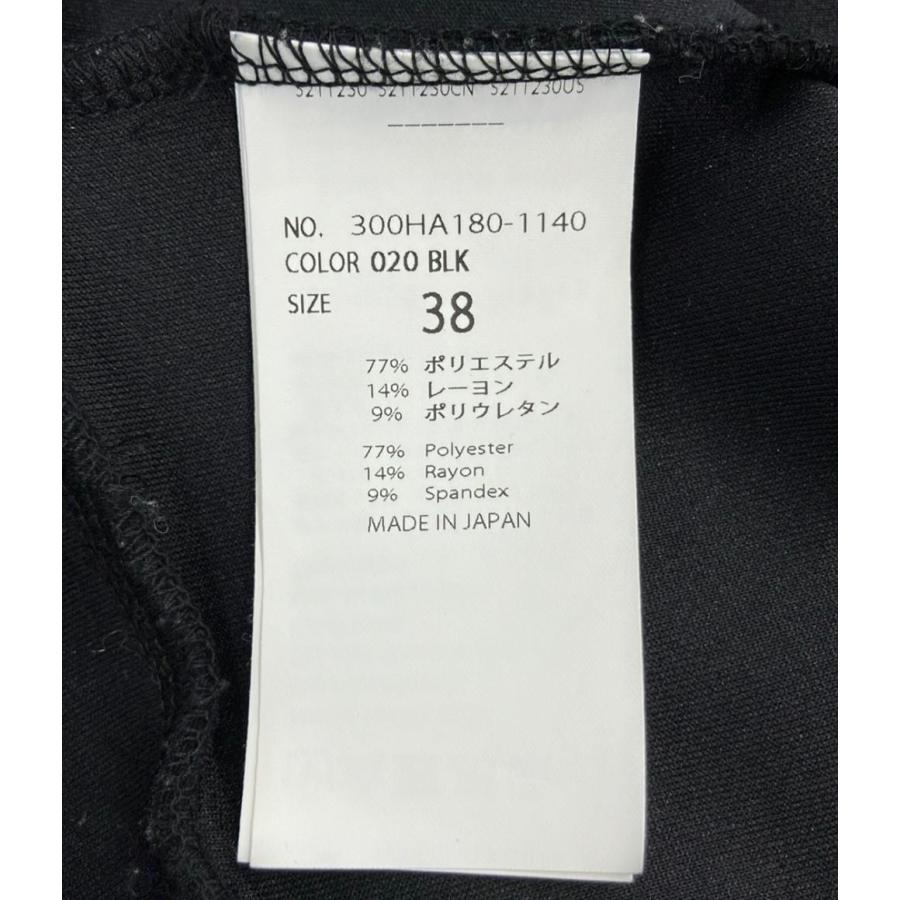 ENFÖLD ブラックパーカー 38 エンフォルド ジップアップパーカー レディース SIZE 38 (S) ENFOLD