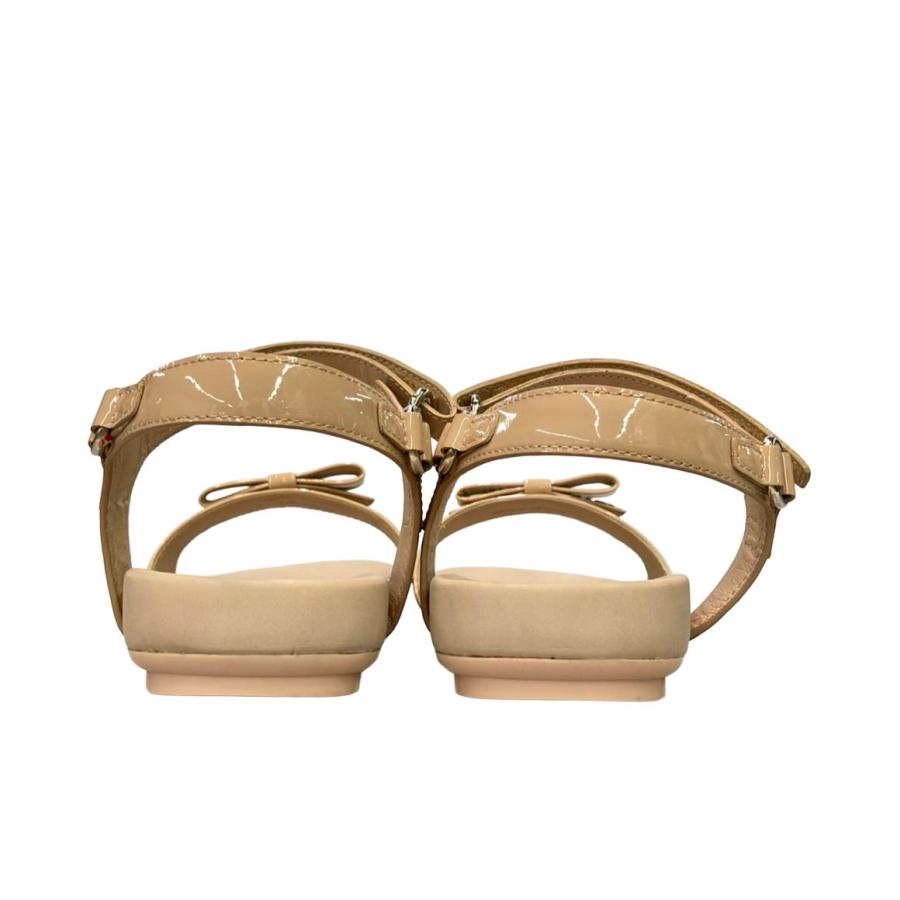 美品 プラダ ナッパレザーアンクルストラップサンダル CALZATURE BABY