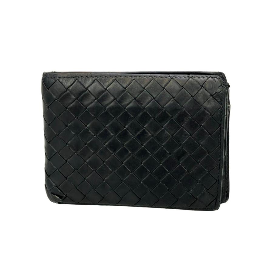 ボッテガ・ヴェネタ 二つ折り財布 イントレチャート メンズ BOTTEGA