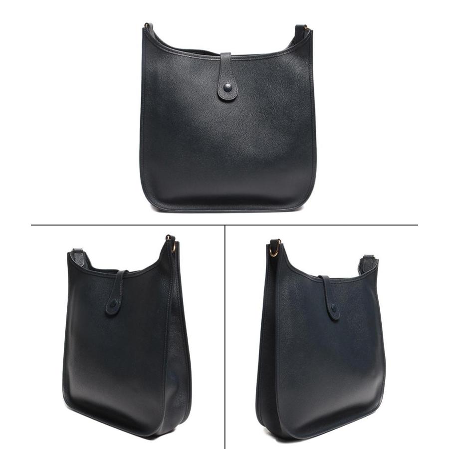 エルメス レザー ショルダーバッグ □B刻印 ゴールド金具 エブリン 1
