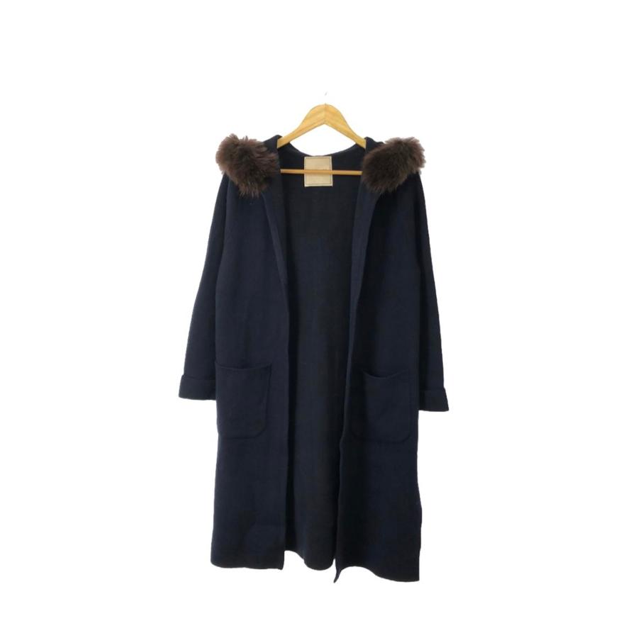 アプワイザーリッシェ ファー付きガウンコート レディース SIZE 2 (M 