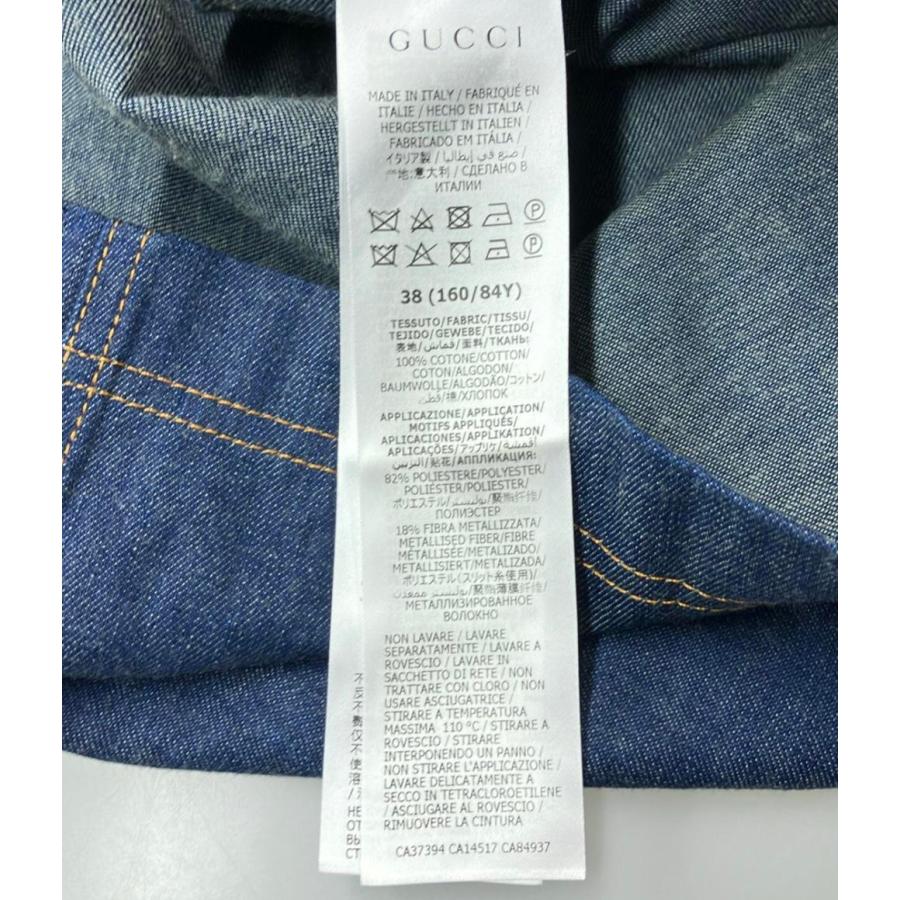 美品 グッチ デニムワンピース レディース SIZE 38 (S) GUCCI 中古