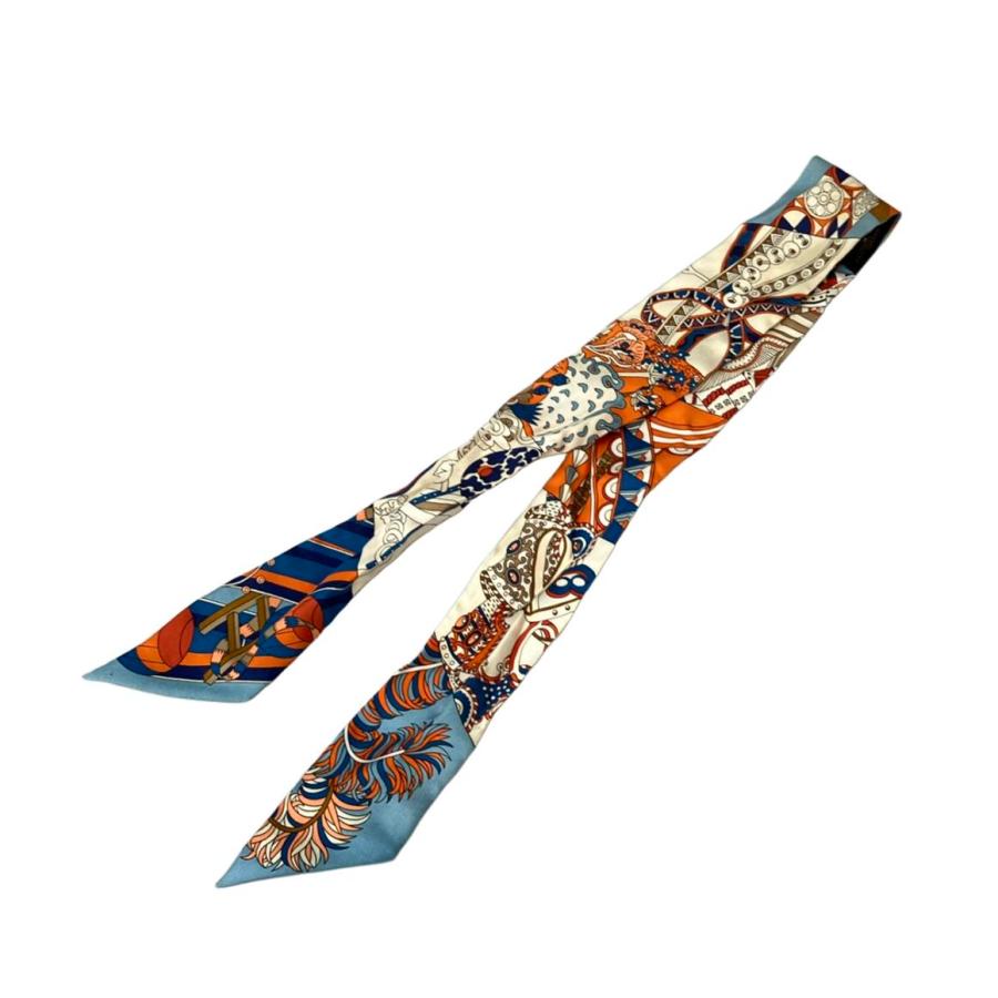 エルメス ボルデュク ツイリー シルク スカーフ エルメス HERMES ツイリー ボルデュックリボン スカーフ シルク