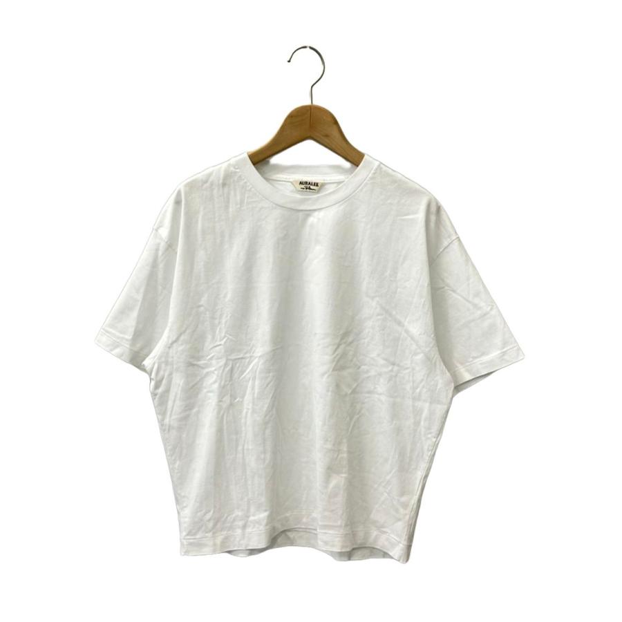 美品 オーラリー 半袖Tシャツ レディース SIZE 0 (S) AURALEE 中古 