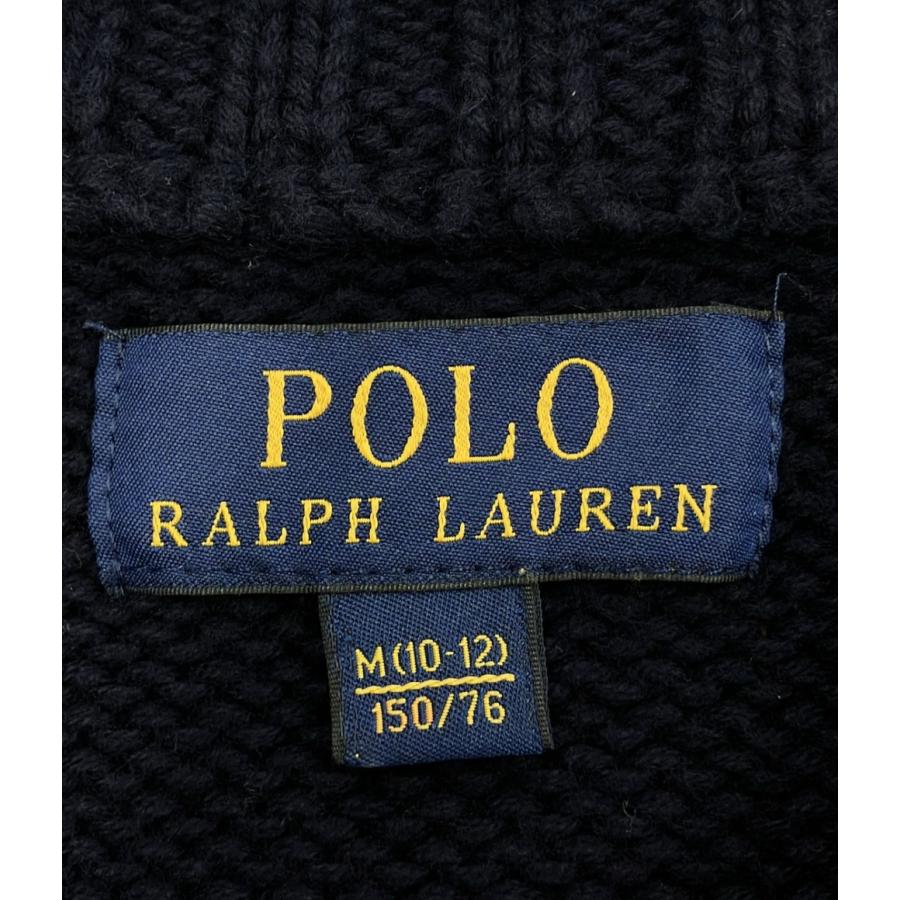 Polo Ralph Lauren ニットジップアップ M（10〜12）150 ポロ・ラルフローレン ハーフジップ長袖ニット キッズ SIZE M