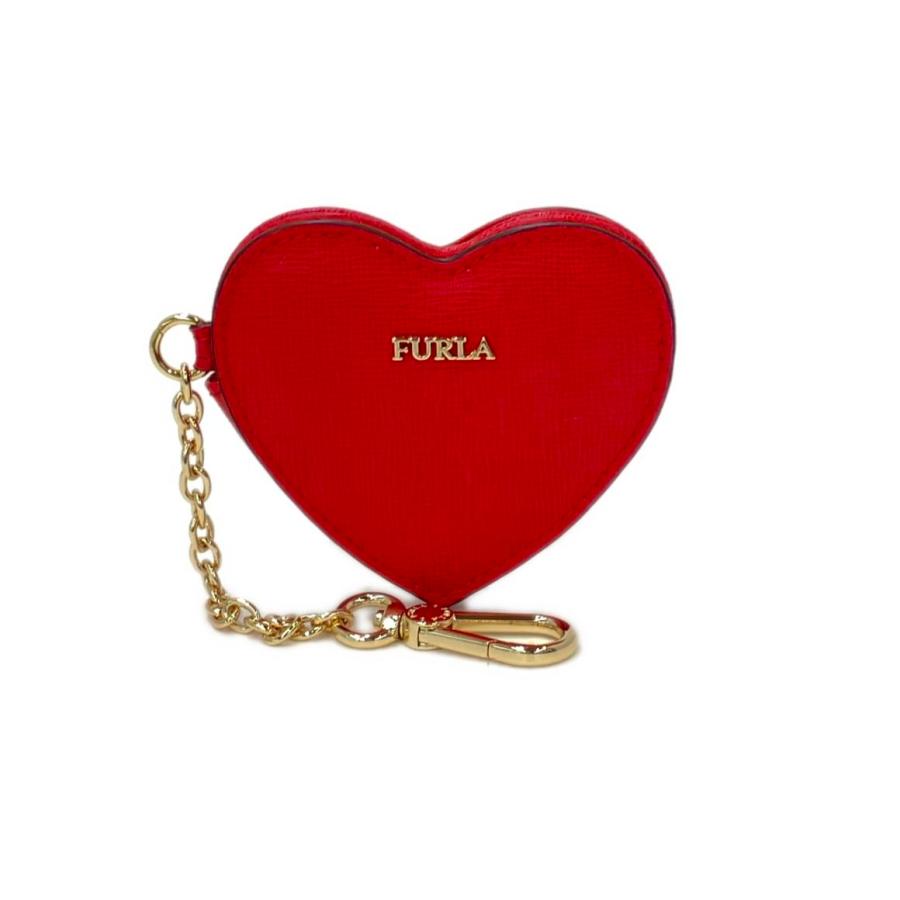 フルラ ミラー付きバッグチャーム ハートモチーフ レディース Furla 