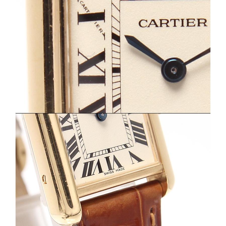 カルティエ 腕時計 K18 タンク ルイ SM クオーツ W1529856 レディース