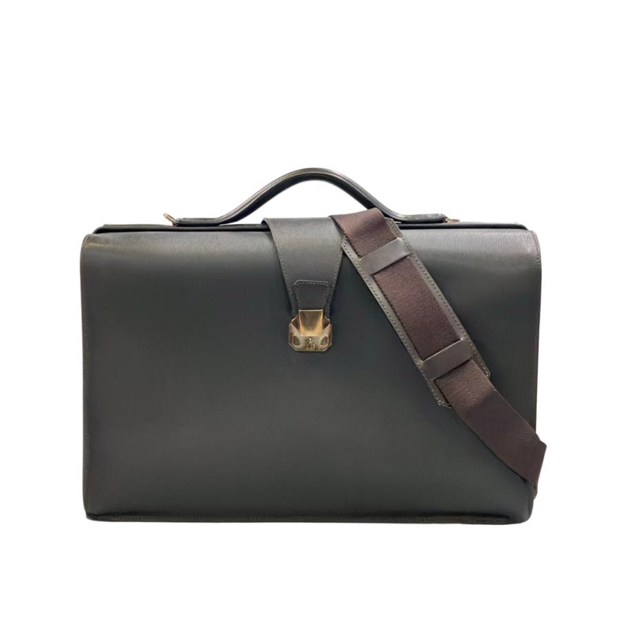 未使用級】Dunhill ダンヒル　ブリーフケース　ショルダー　ビジネス2WAY ダンヒル 2WAY ビジネスバッグ ブリーフケース ショルダーバッグ 斜め