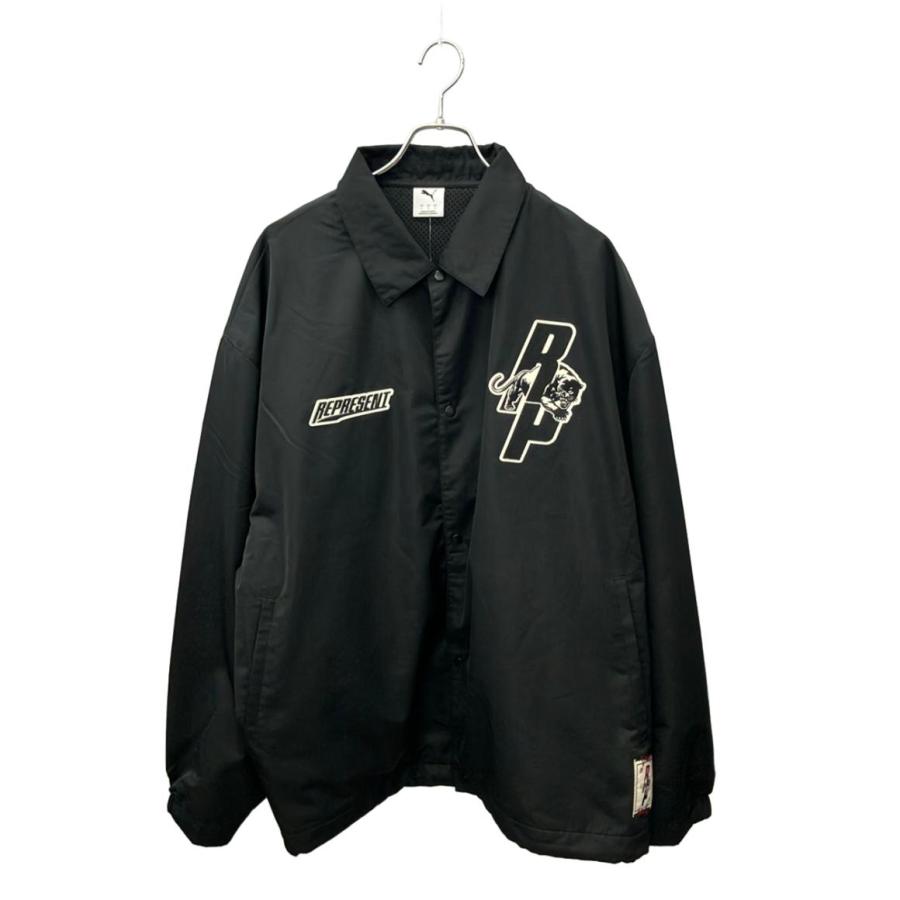 美品 プーマ コーチジャケット x REPRESENT タグ付き スナップボタン 
