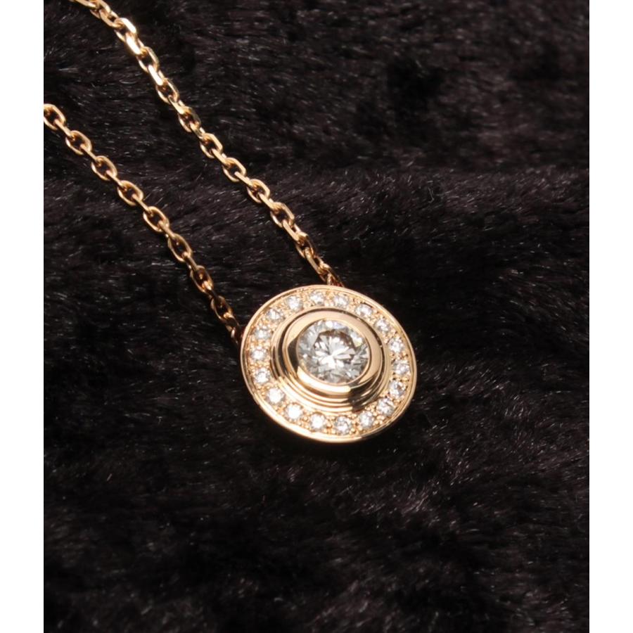 美品 カルティエ ネックレス K18 ダムール ダイヤ GTS485 レディース Cartier 中古_2