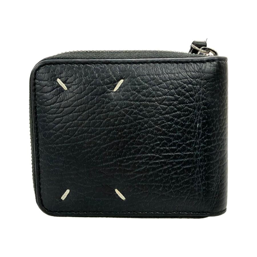 メゾンマルジェラ ラウンドファスナー二つ折り財布 レザー S56UI0111