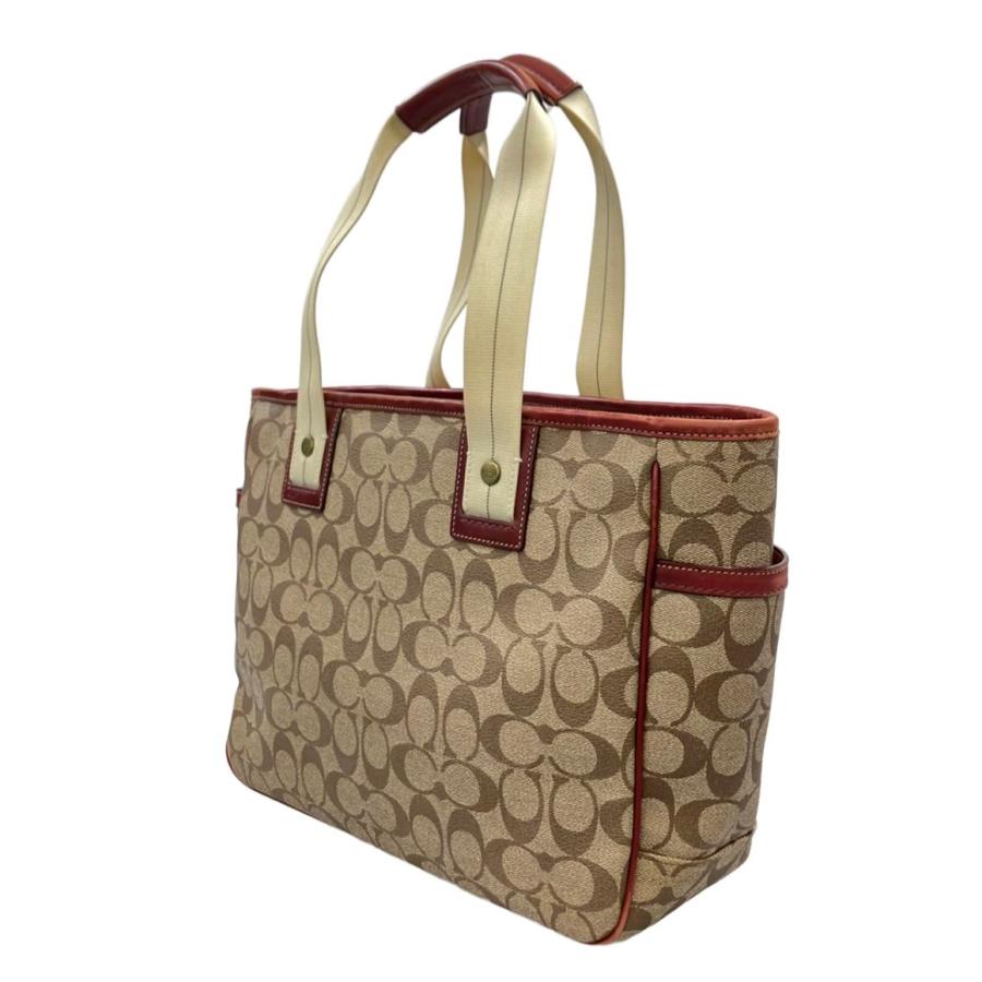 コーチ トートバッグ シグネチャー 70072 レディース COACH 中古
