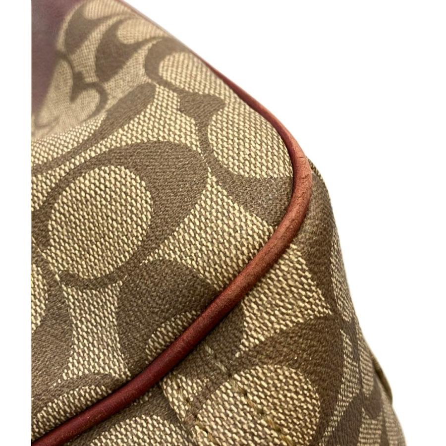 未使用☆COACHコーチ 2wayトートバッグ レザー ブラウン シグネチャー コーチ トートバッグ シグネチャー 70072 レディース COACH 中古