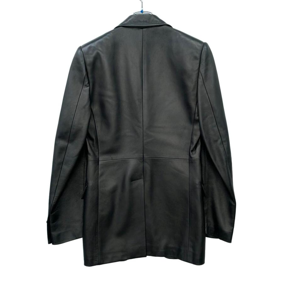 ドルチェアンドガッバーナ ラムレザーテーラードジャケット メンズ