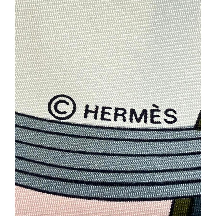 エルメス スカーフ カレ90 シルク100% SPRINGS レディース HERMES 中古