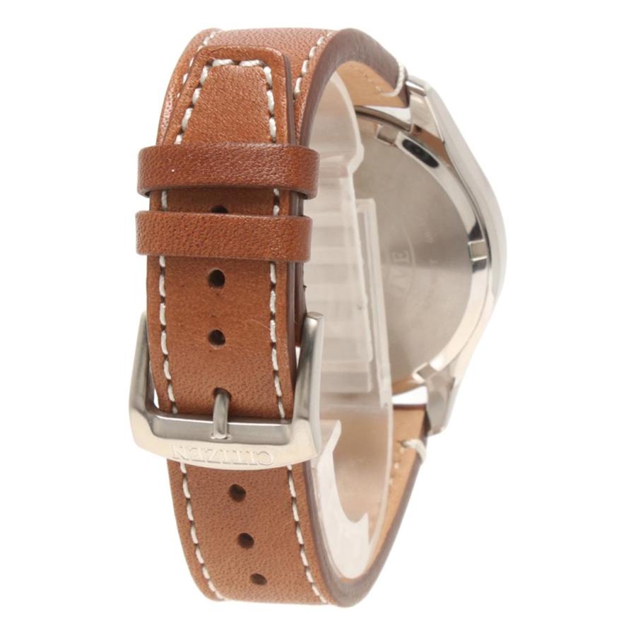 美品 シチズン 腕時計 ソーラー ネイビー E111-S073421 メンズ CITIZEN