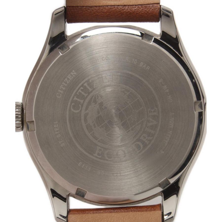 美品 シチズン 腕時計 ソーラー ネイビー E111-S073421 メンズ CITIZEN