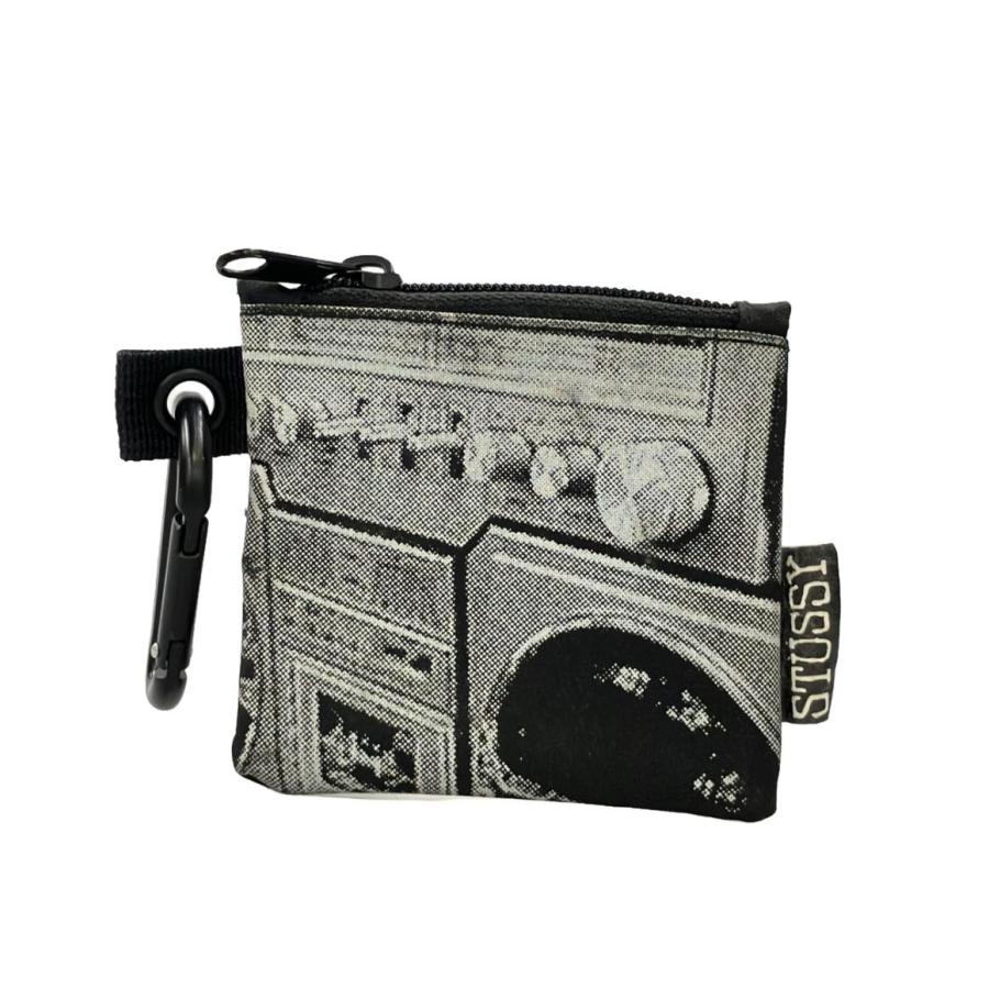 美品 ステューシー カラビナ付きコインケース メンズ STUSSY 中古