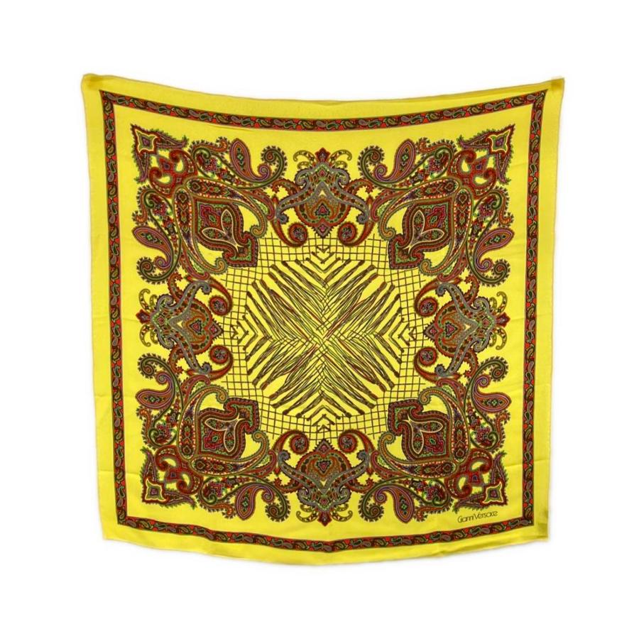 ヴェルサーチ スカーフ シルク100% レディース VERSACE 中古 : Rehello