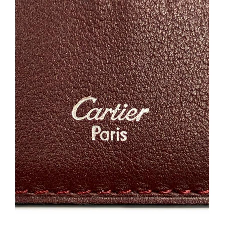 カルティエ 二つ折り長財布 レザー マストドゥカルティエ メンズ