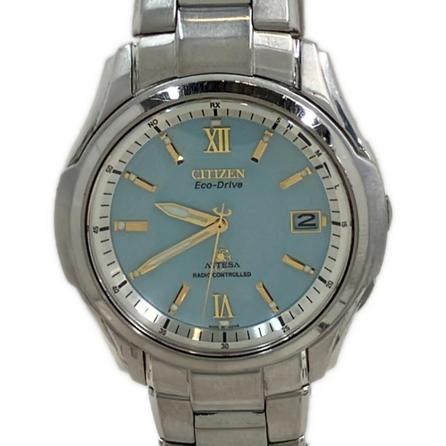 シチズン 腕時計 アテッサ ソーラー 水色 H410-T007180 メンズ CITIZEN
