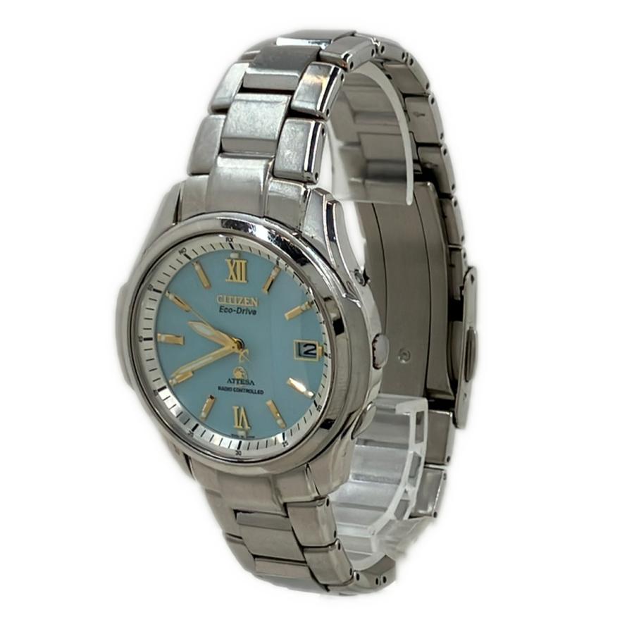 シチズン 腕時計 アテッサ ソーラー 水色 H410-T007180 メンズ CITIZEN