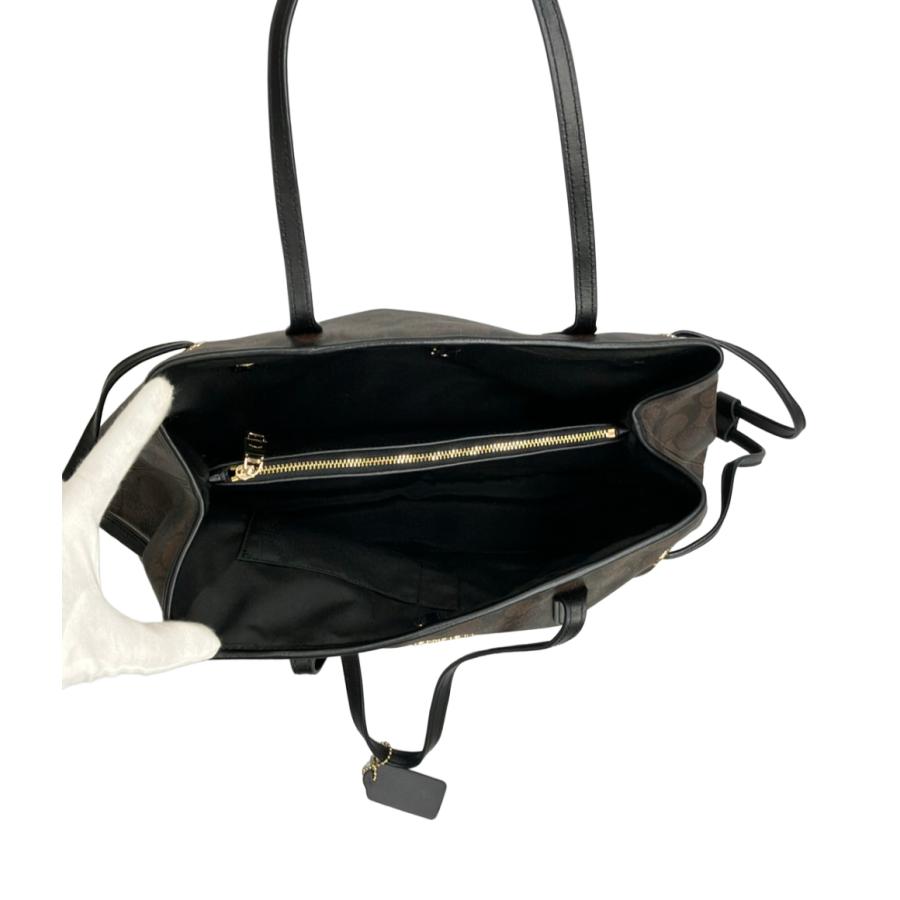 美品 コーチ トートバッグ シグネチャー F57842 レディース COACH 中古 