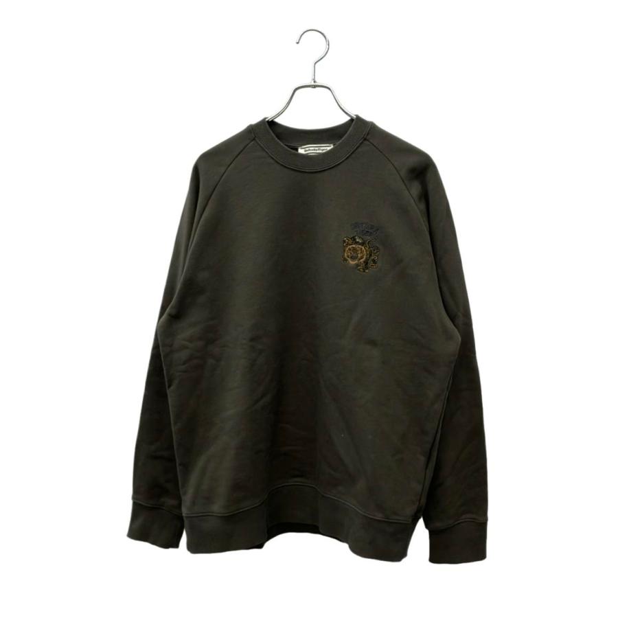 オニツカタイガー スウェットシャツ 虎刺繍 SWEAT TOP 2183B537 メンズ 