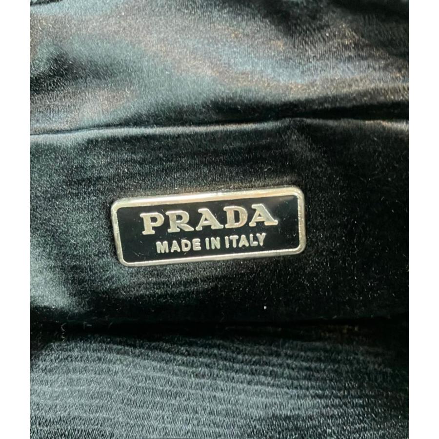 プラダ シルクサテンビーズミニハンドバッグ レディース PRADA 中古