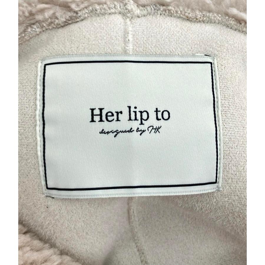 ハーリップトゥ ボアコート レディース SIZE M Her lip to 中古