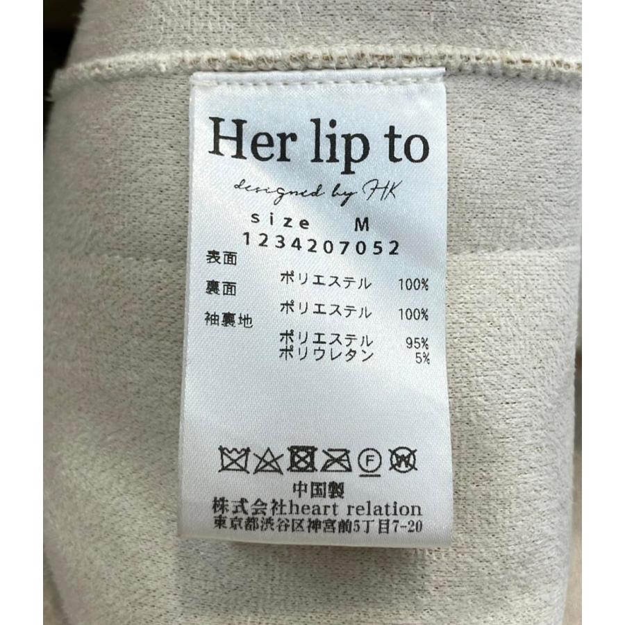 ハーリップトゥ ボアコート レディース SIZE M Her lip to 中古