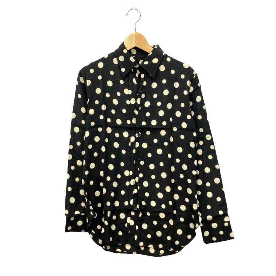 ヨウジヤマモト プリュス ノアール 長袖シャツ ドット メンズ SIZE 1 