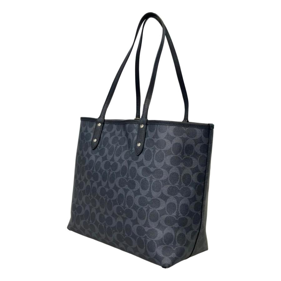 コーチ トートバッグ シグネチャー リバーシブル F58293 レディース