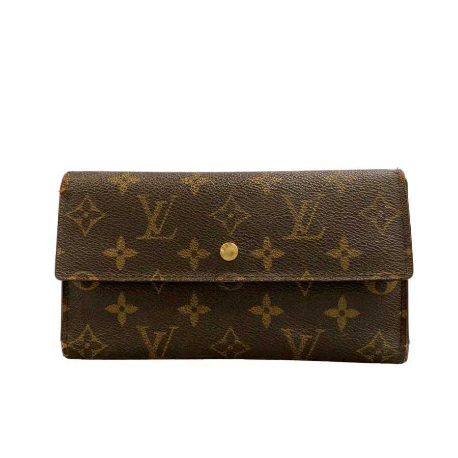 LOUIS VUITTON　モノグラム　長財布　M61217 中古 ルイ・ヴィトン 長財布 三つ折り ポルトフォイユ インターナショナル