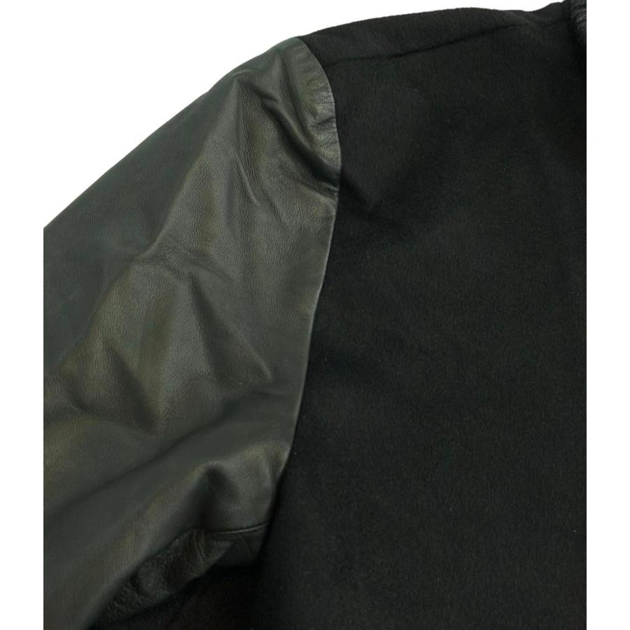 スロウガン レザースタジャン カシミヤ100% メンズ SIZE 5 (L スロウガン レザースタジャン カシミヤ100% メンズ SIZE 5 (L