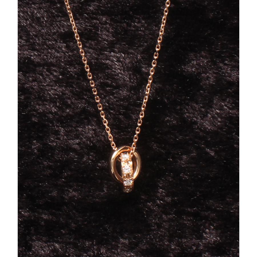 美品 ヨンドシー ネックレス K18 ダイヤ レディース 4℃ 中古 : Rehello 