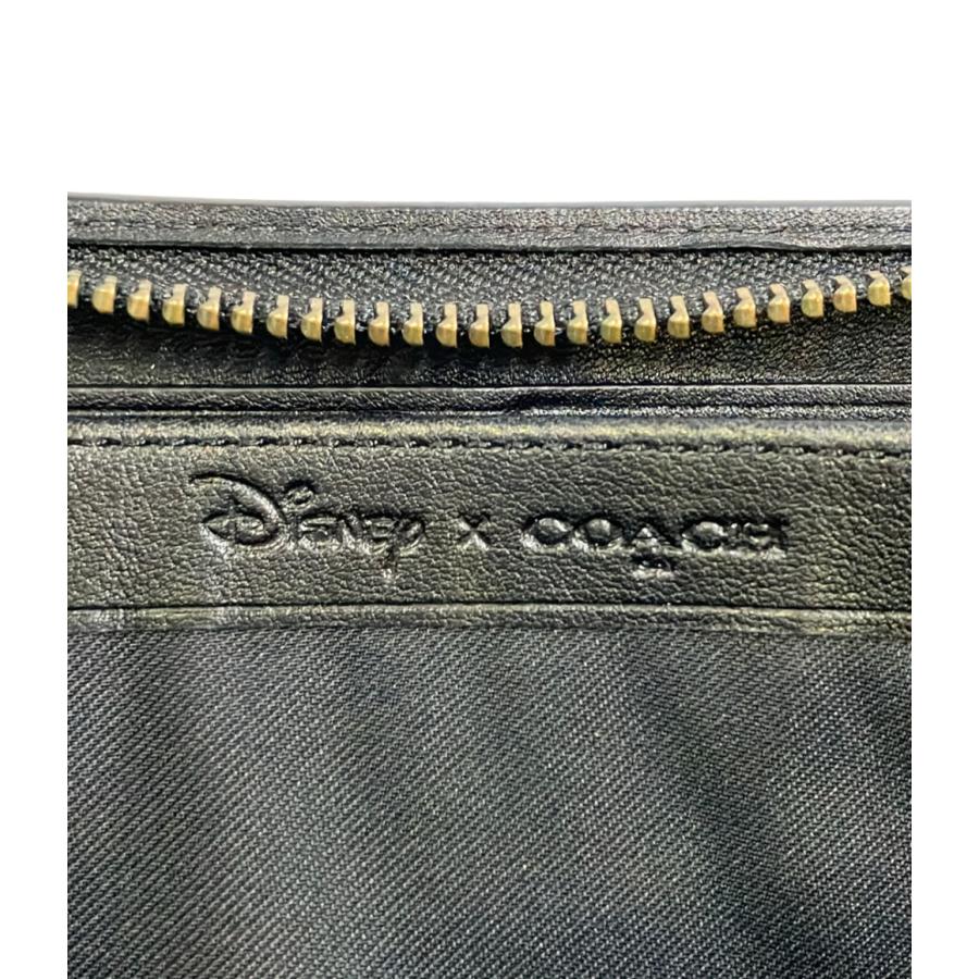 コーチ ディズニー ラウンドファスナー長財布 メンズ レディース COACH