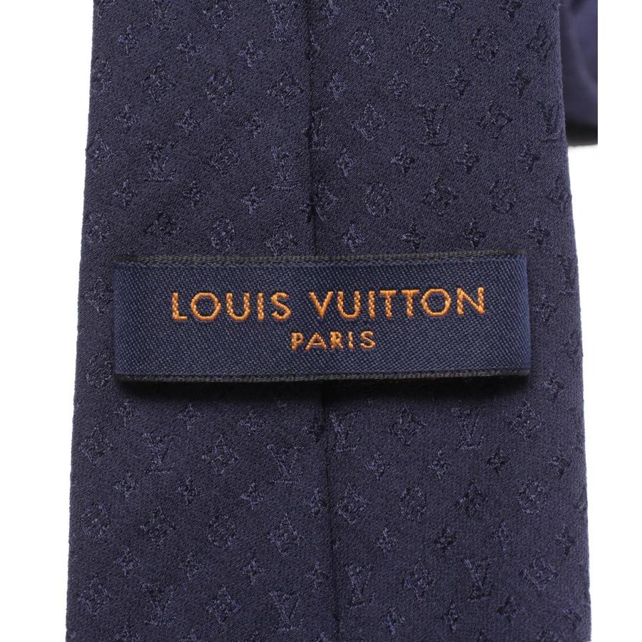 ルイ・ヴィトン ネクタイ シルク100% 総柄 M71887 メンズ LOUIS VUITTON ルイ・ヴィトン ネクタイ シルク100% 総柄 M71887 メンズ LOUIS