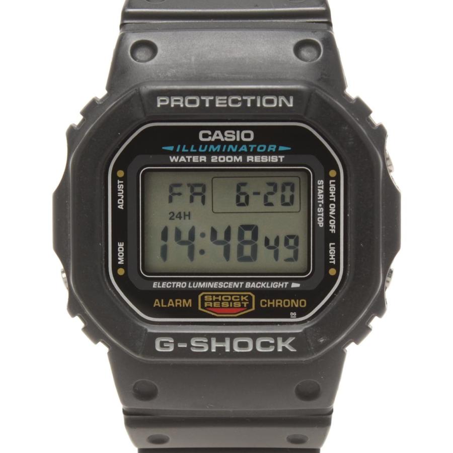 カシオ 腕時計 G-SHOCK クオーツ DW-5600E-1 メンズ CASIO 中古