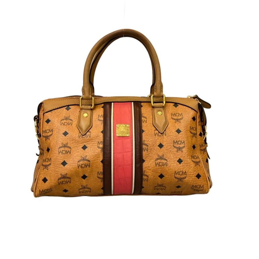 エムシーエム（MCM）ミニボストンバッグ エムシーエム ハンドバッグ ミニボストン ロゴ レディース MCM 中古